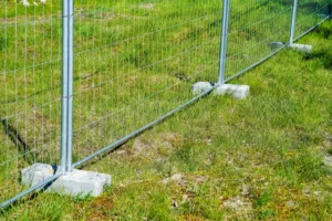 Setting Up a Portable Fence for Your Dog on Vacation