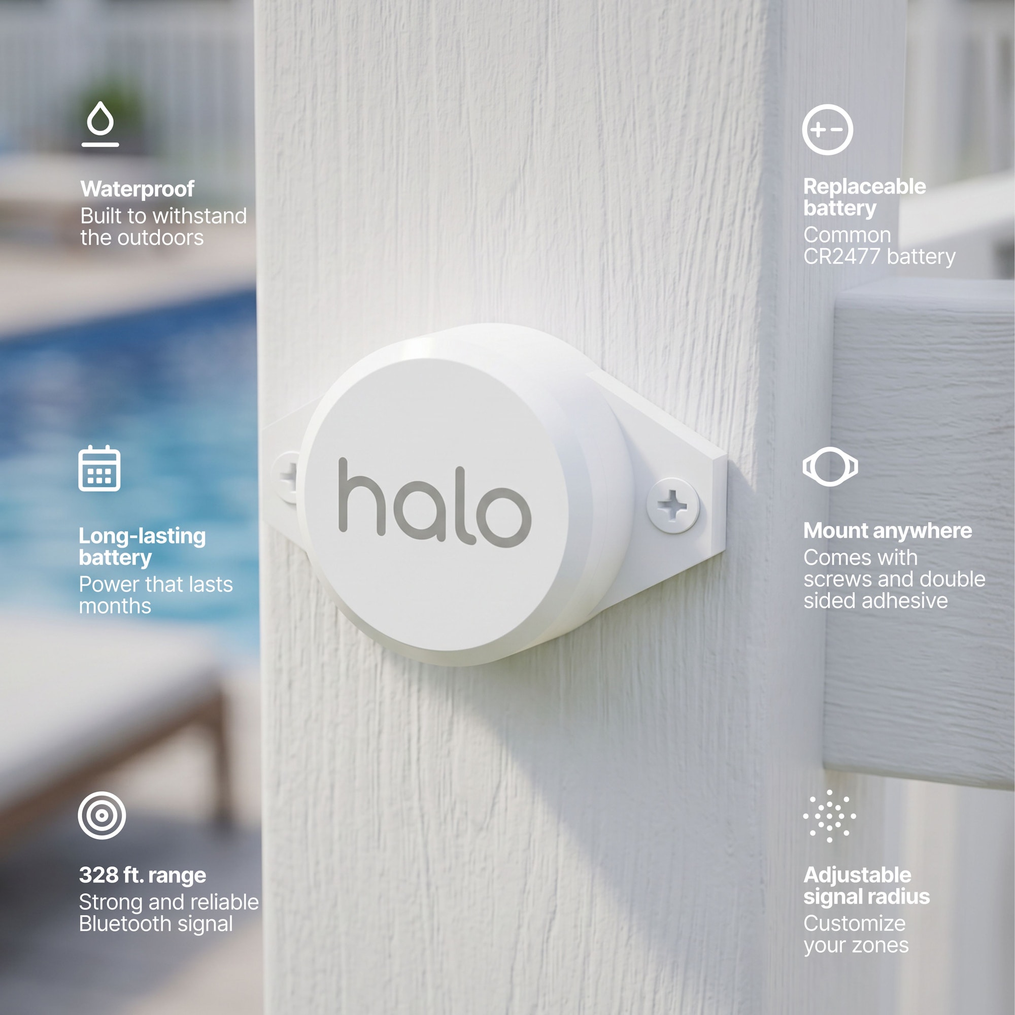 Zone Beacon product infographic